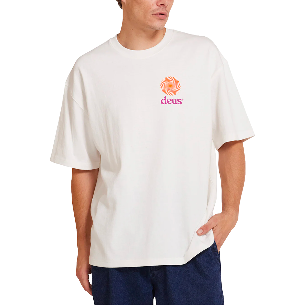 Deus Ex Machina - T-shirts - Strata tee blanc Deus ex machina