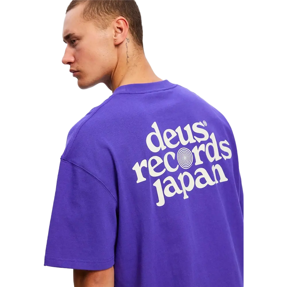 Deus Ex Machina - T-shirts - Strata tee violet Deus ex machina