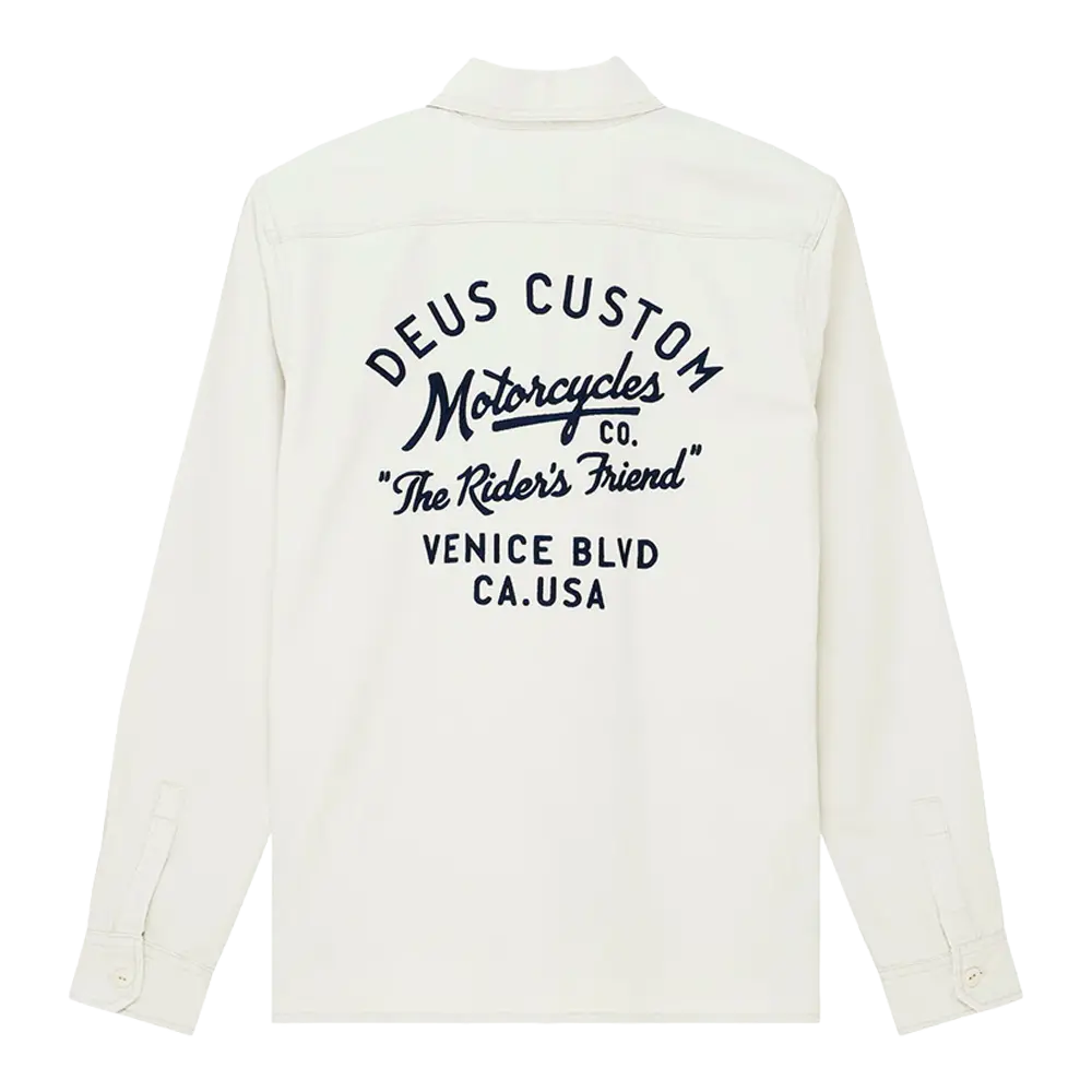 Deus Ex Machina - Vestes - Nomad shirt blanc Deus ex machina