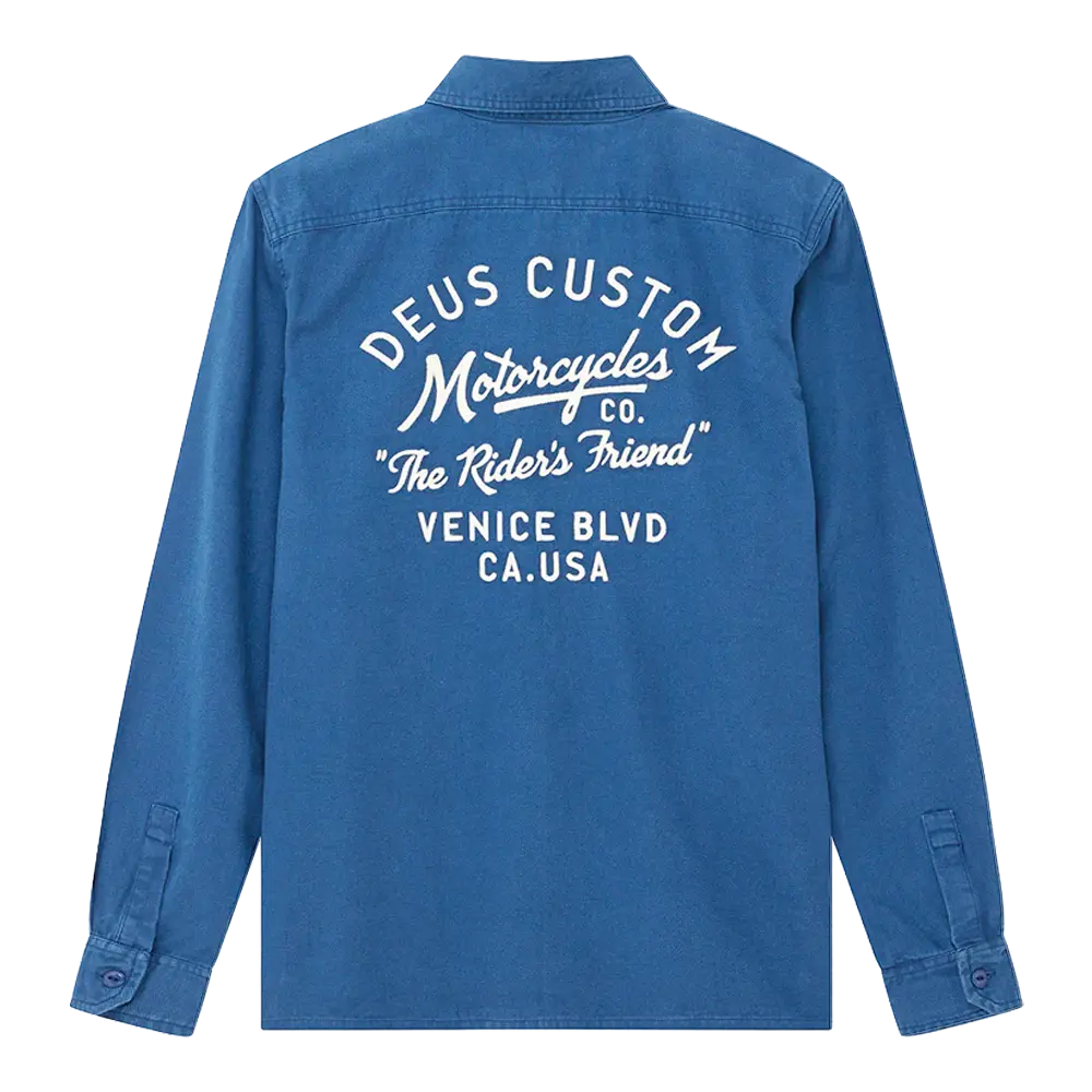 Deus Ex Machina - Vestes - Nomad shirt bleu Deus ex machina