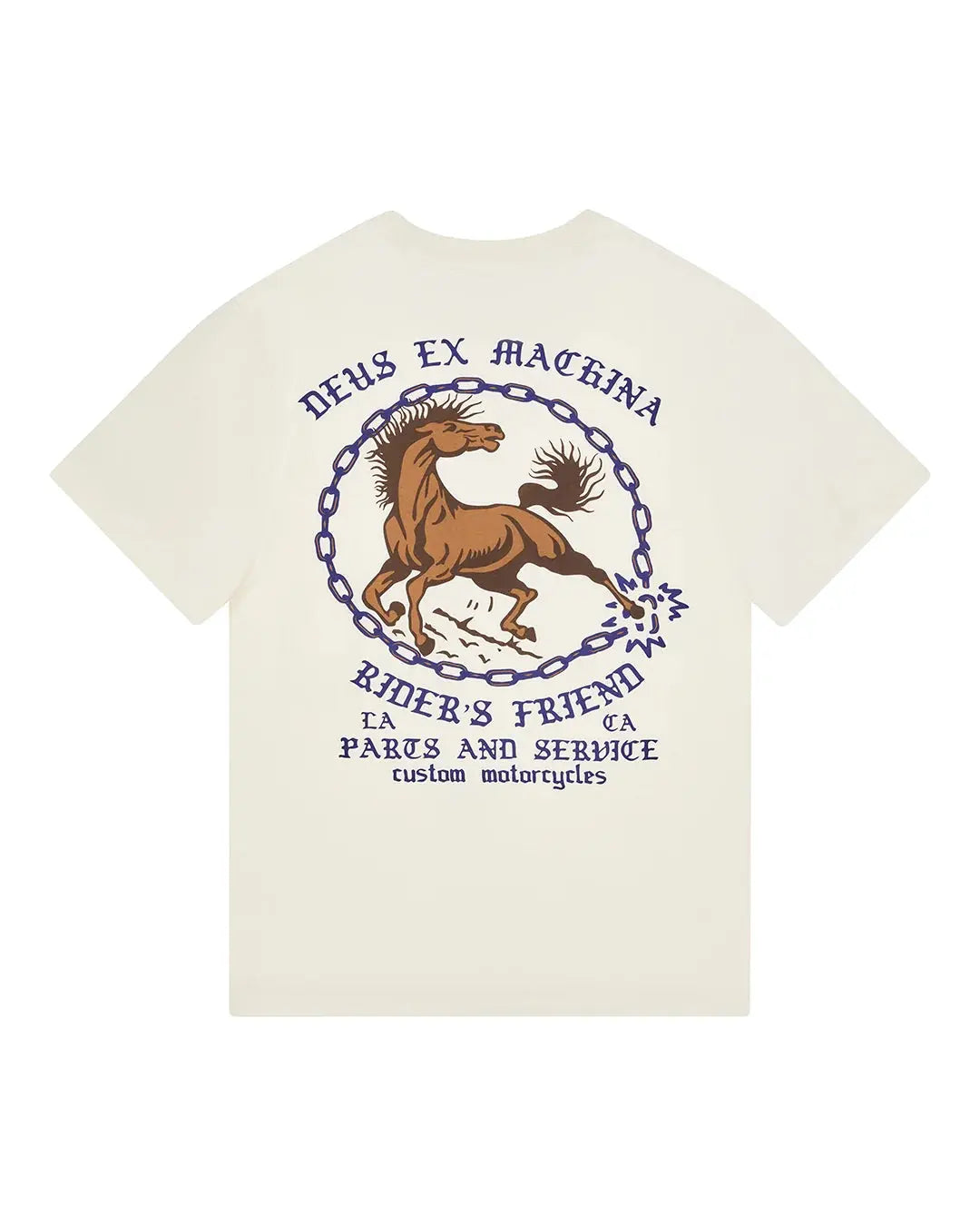 Deus ex machina - T-shirts - Unchained tee blanc Deus ex machina