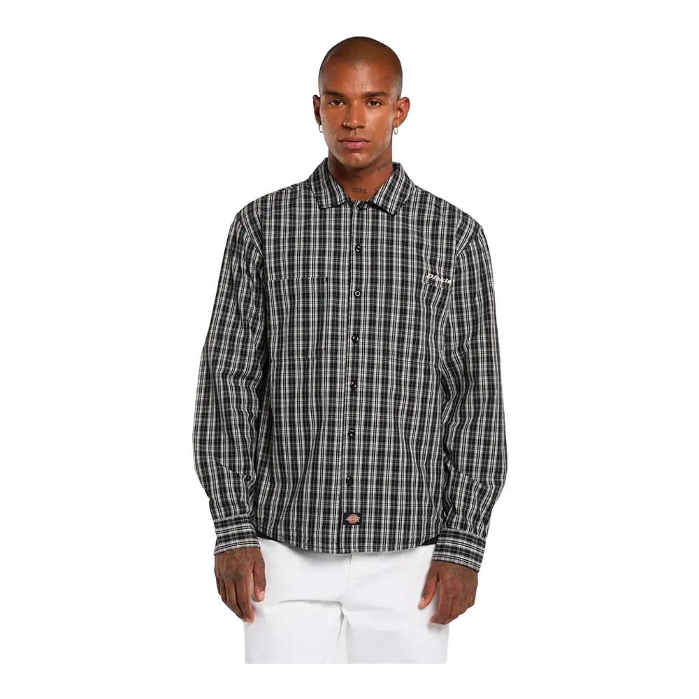 Dickies - Chemises - Wellsville shirt ls - Noir Dickies
