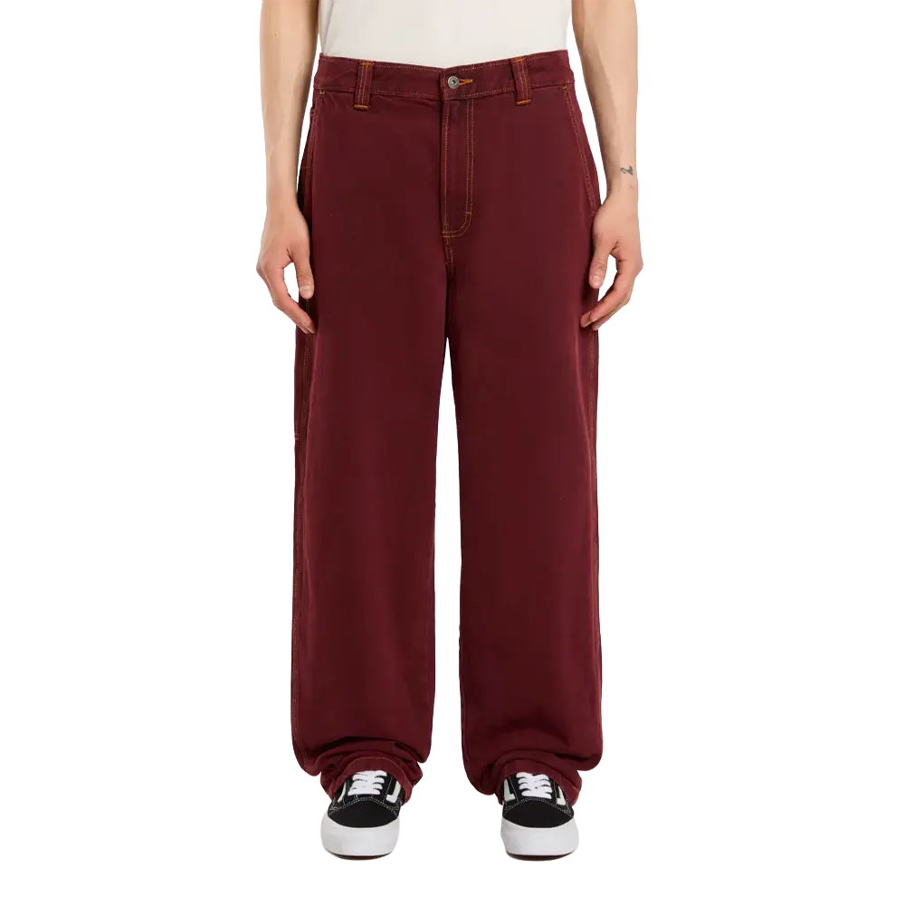Dickies - Pantalon homme - Madison Baggy fit denim andorra rouge Dickies