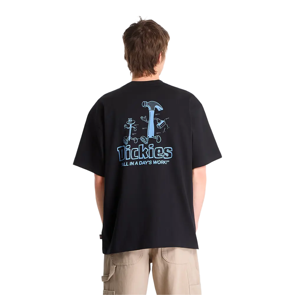 Dickies - T-shirts - Fairlawn Ss Tee Black noir VF France