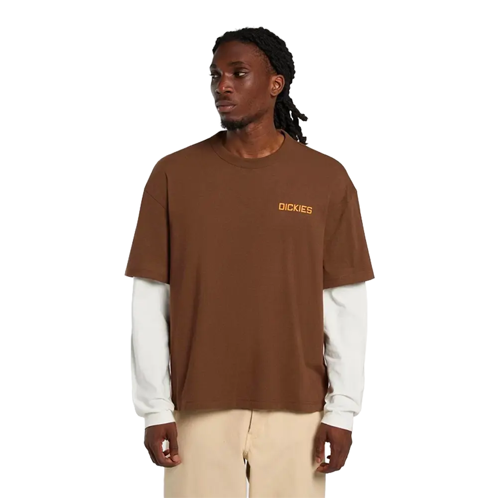 Dickies - T-shirts - Payson 2fer tee - Marron Dickies
