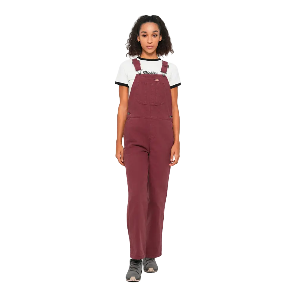 Dickies - salopette femme - Loose canvas andorra rouge Surfshop - Shapers Club House