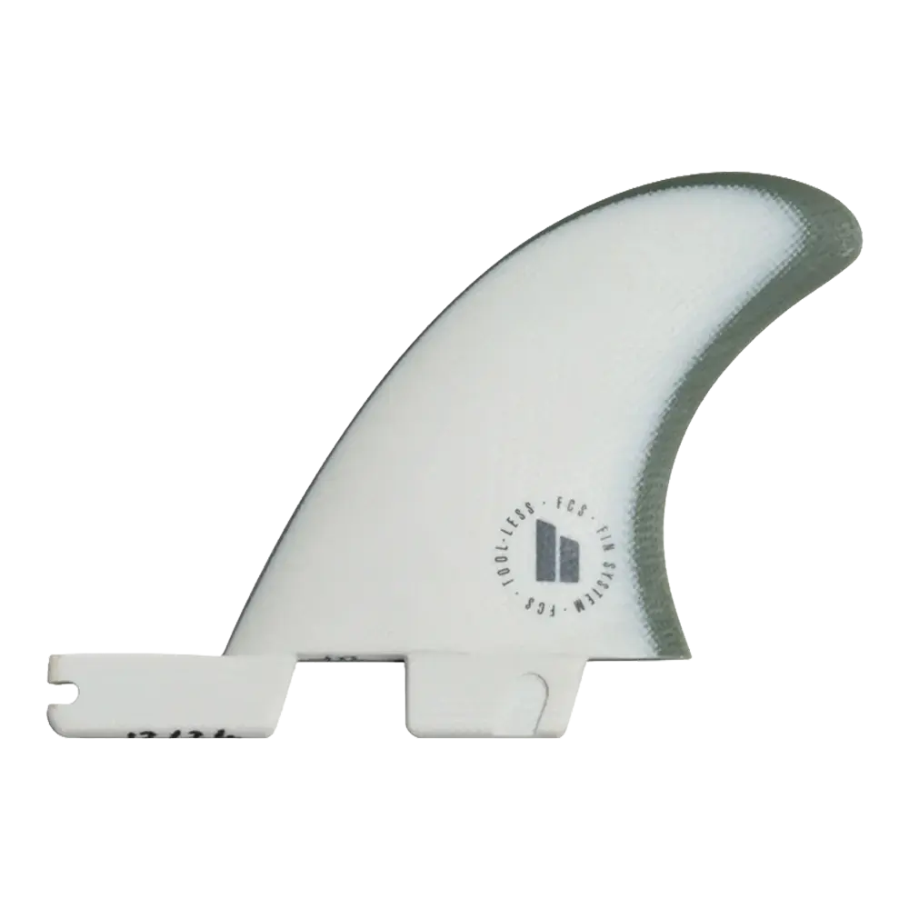 FCS II - Ailerons Side Bytes - FCS II Mid Side Byte PG Fibre de verre blanc Surf Hardware International