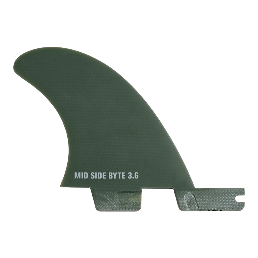 FCS II - Ailerons Side Bytes - FCS II Mid Side Byte PG Fibre de verre blanc Surf Hardware International