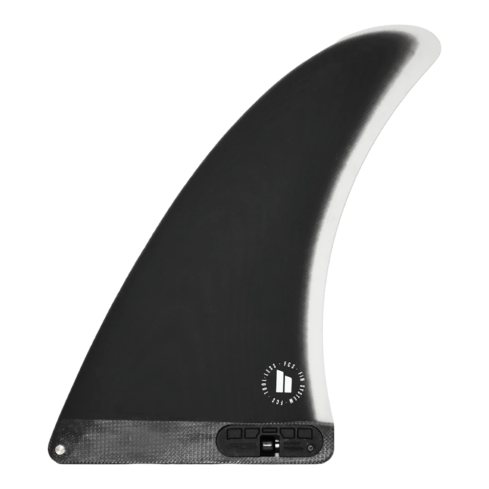 FCS II - Fins Single - Glass Fiber Pivot 8" Washed Black Surf Hardware International