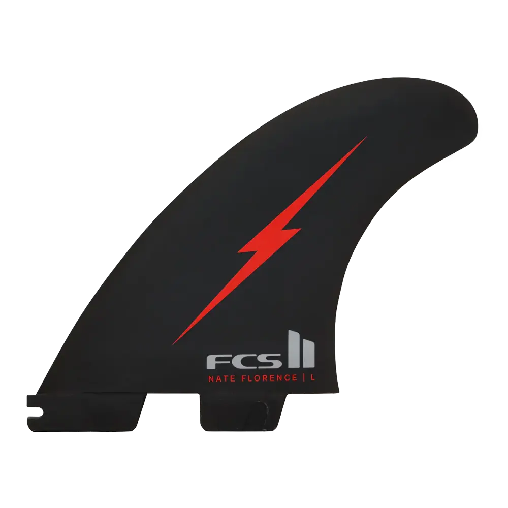 FCS II - Ailerons Thrusters - Nathan Florence PC Tri Performance Core noir Surf Hardware International
