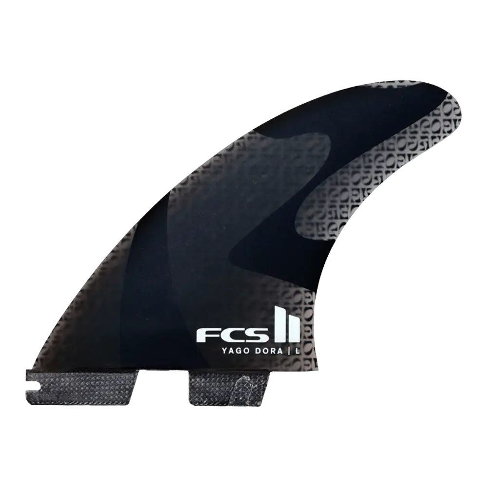 FCS II - Ailerons Thrusters - Yago Daro Fibre de verre noir Surf Hardware International