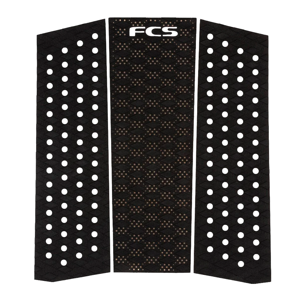 FCS II - Grip/Pad 3 pièces - T-3 Mid eco 3 pièces noir Surf Hardware International