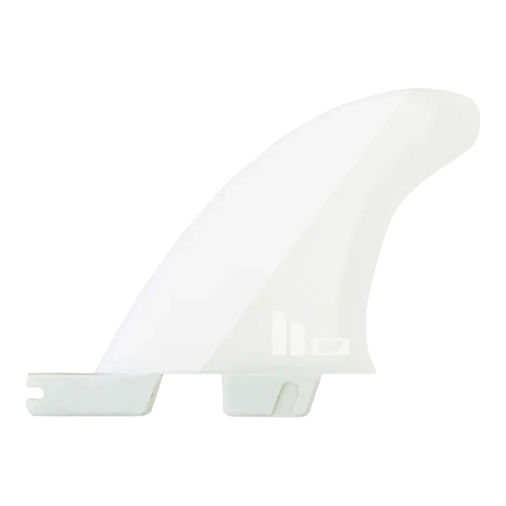 FCS Ⅱ - Aileron twin+1 - Mick Fanning PC blanc SURFHARDWARE