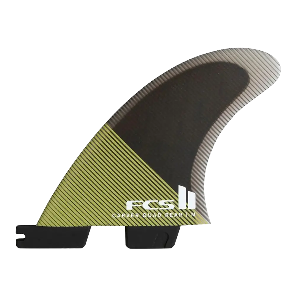 FCS II - Ailerons Quad - Carver rear retail Performance Core vert Surf Hardware International