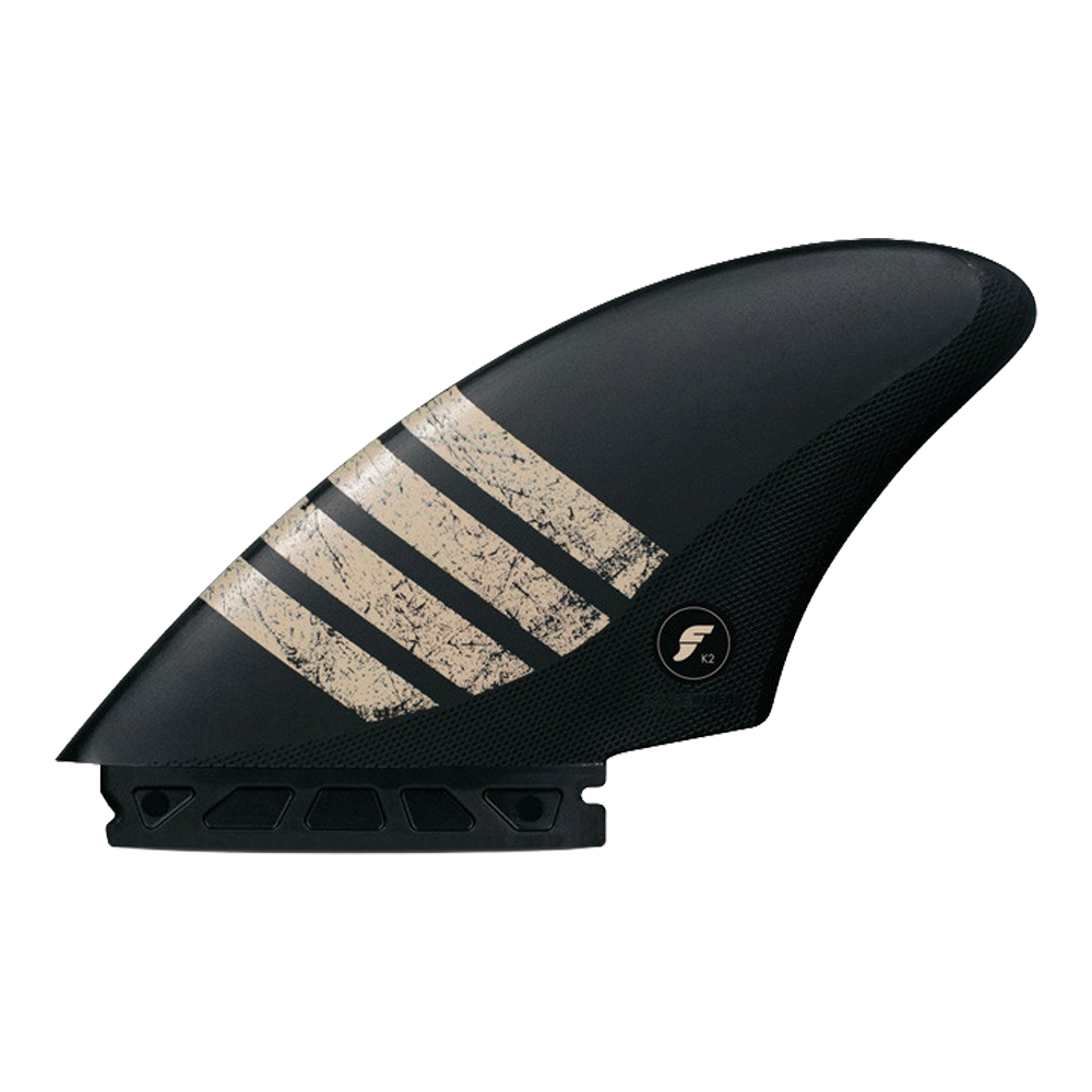 Futures - Ailerons Keels - K2 Alpha series Carbon jaune Viral surf