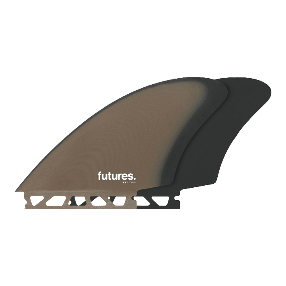 Futures - Ailerons Keels - K2 Fibre de verre marron Viral surf