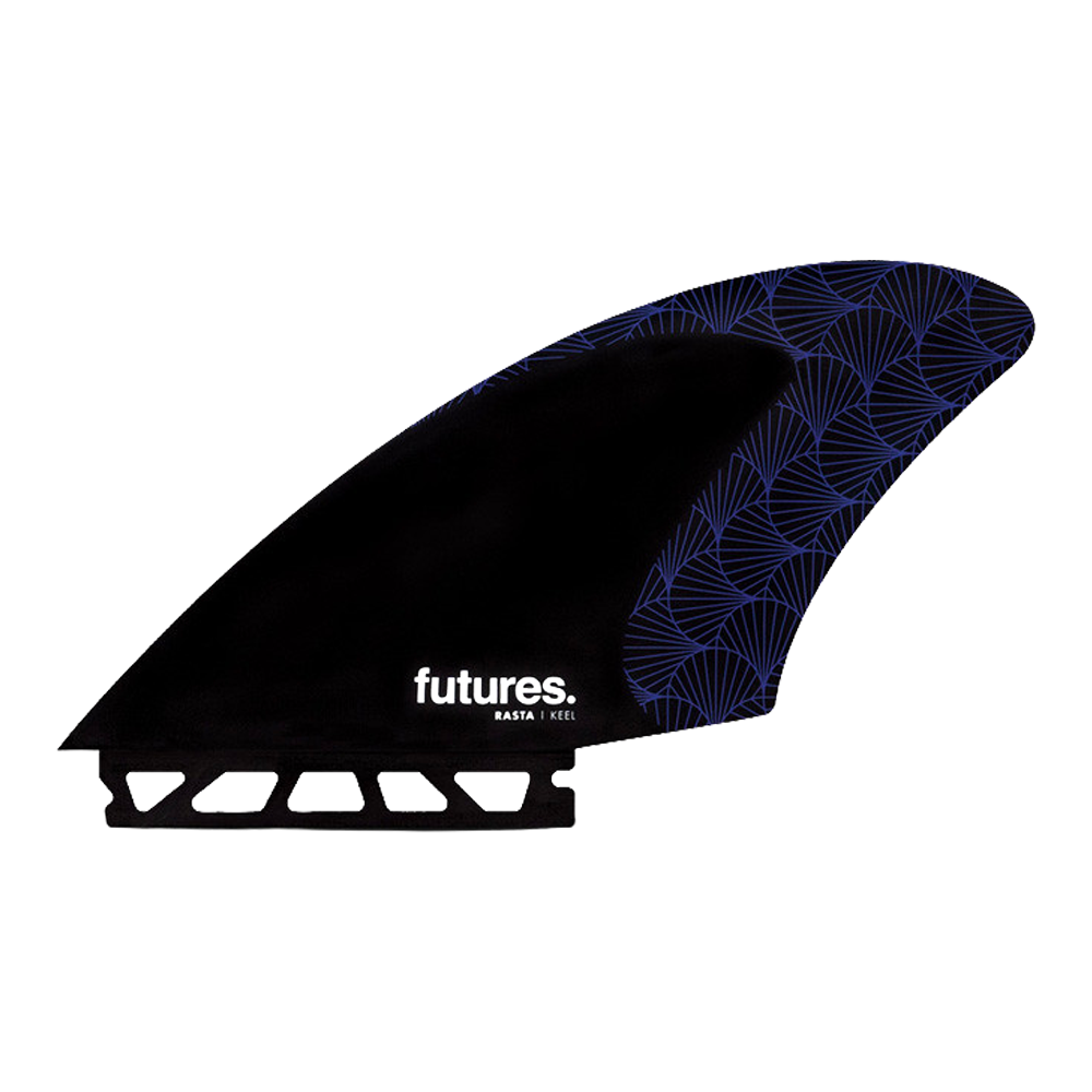 Futures - Ailerons Keels - Rasta Honeycomb violet Viral surf