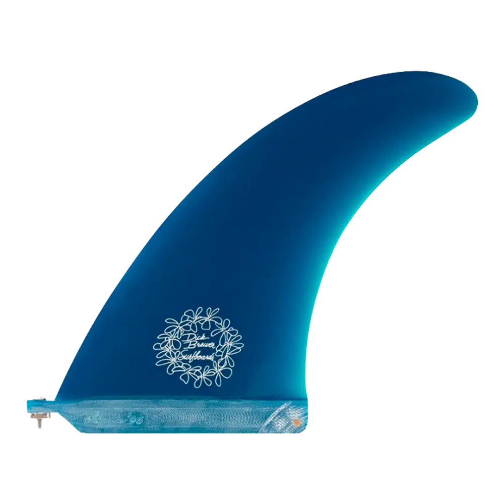 Futures - Ailerons Single - Brewer Fibre de verre 7.5" bleu Viral surf