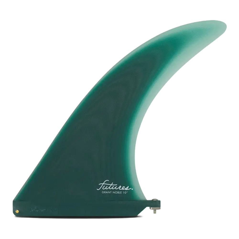 Futures - Ailerons Single - Grant Noble Fibre de verre 10" vert Viral surf
