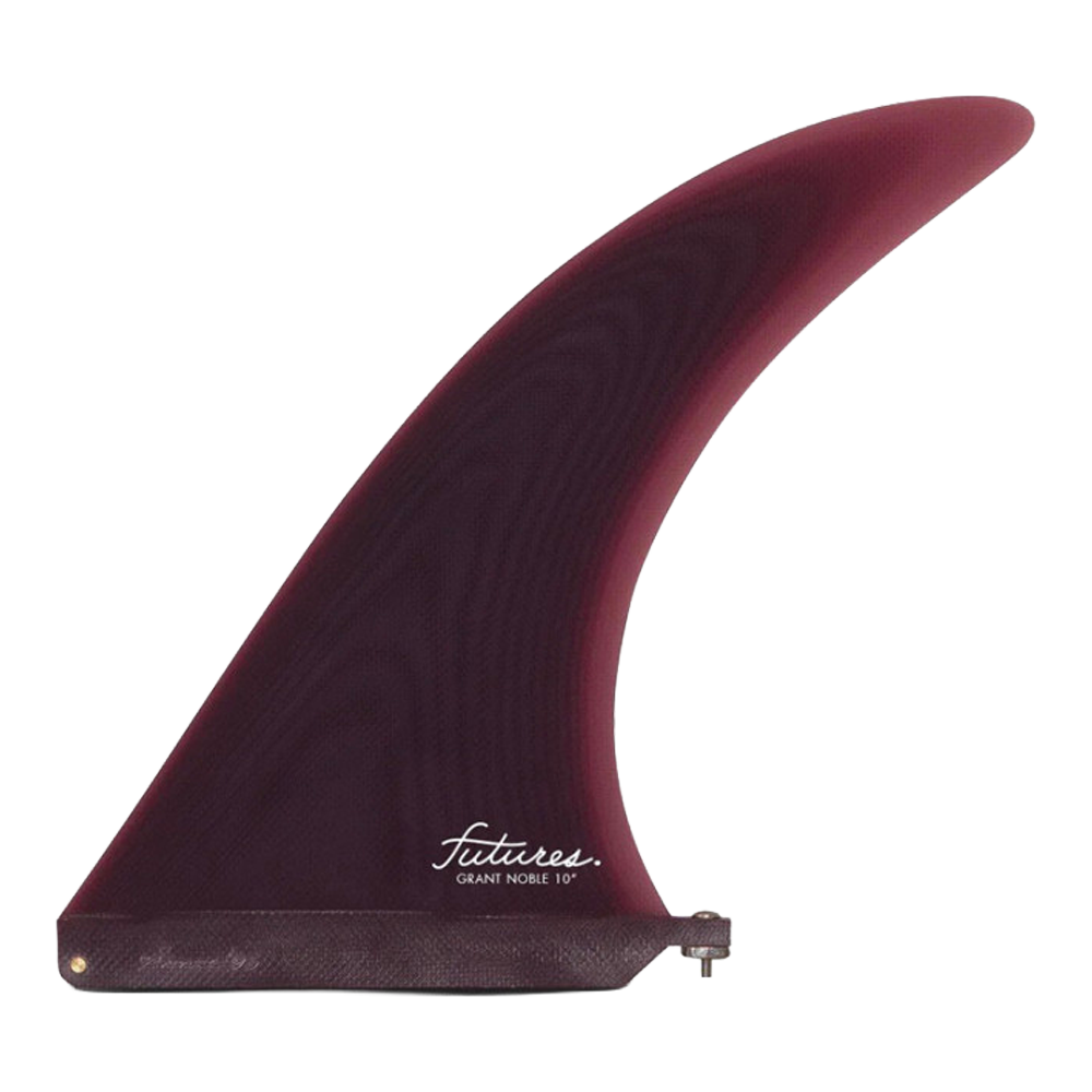 Futures - Ailerons Single - Grant Noble Fibre de verre 10" violet Viral surf