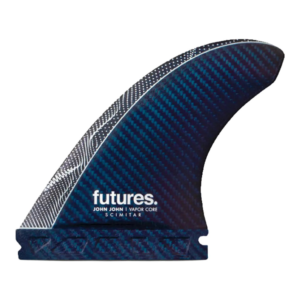 Futures - Ailerons Thrusters - John John Florence scimitar vapor core Carbon Bleu Viral surf
