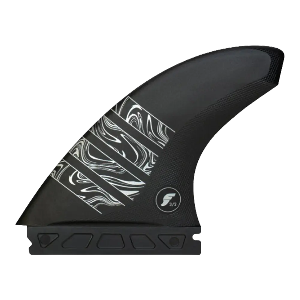 Futures - Ailerons Thrusters - Vector 3/2 Alpha series Carbon gris Viral surf