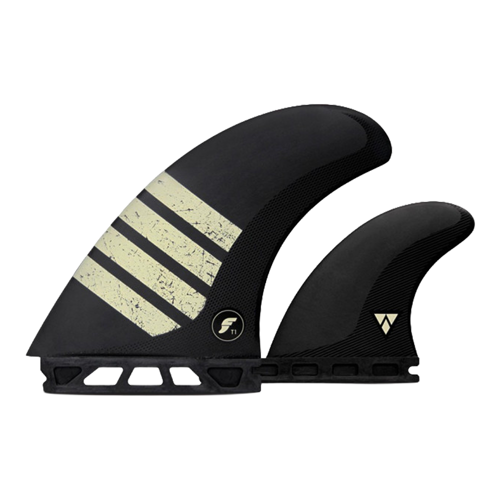 Futures - Ailerons Twin + 1 - FT1 +1 Alpha series Carbon noir Viral surf
