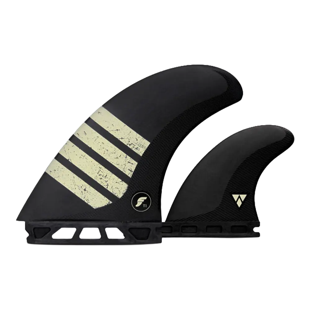 Futures - Ailerons Twin + 1 - FT1 +1 Alpha series Carbon noir Viral surf