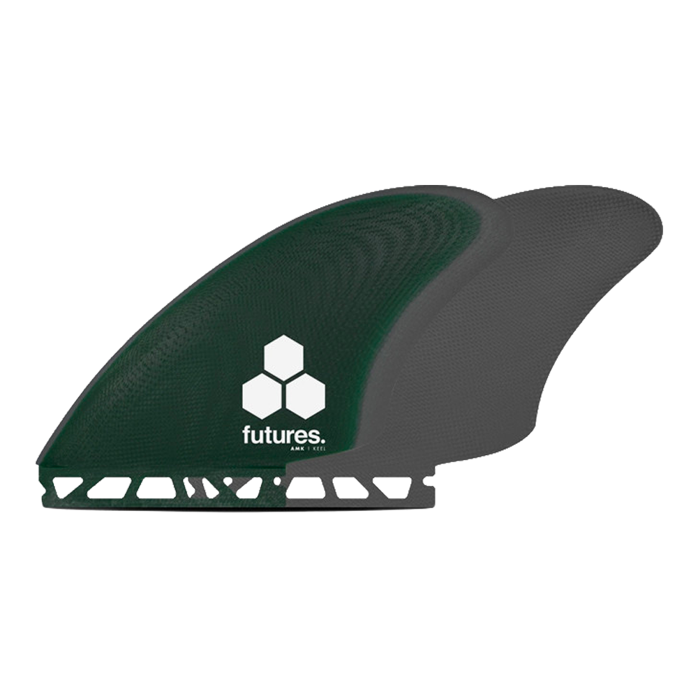 Futures - Ailerons Twins - Al Merrick - Channel islands Fibre de verre vert Viral surf