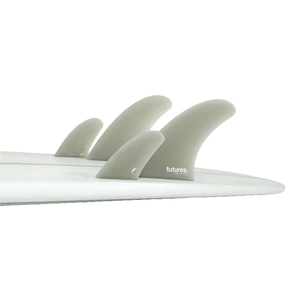 Futures - Ailerons twinzer - Dérives T2 9 deg gris Viral surf