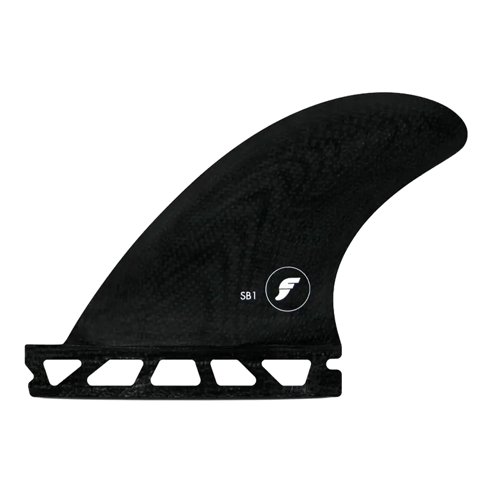 Futures - Ailerons side bytes - FSB1 glass solid noir Surfshop - Shapers Club House