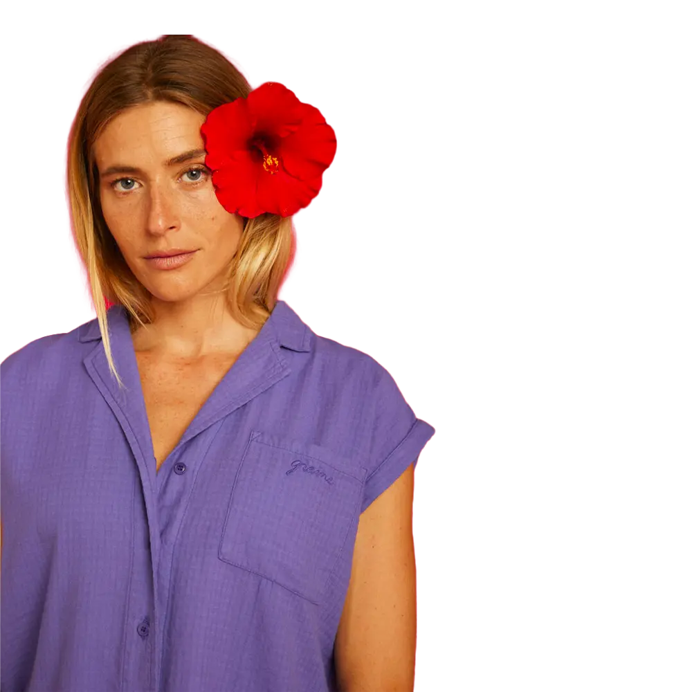 Graine - Chemise Femme - Flare Violet Graine