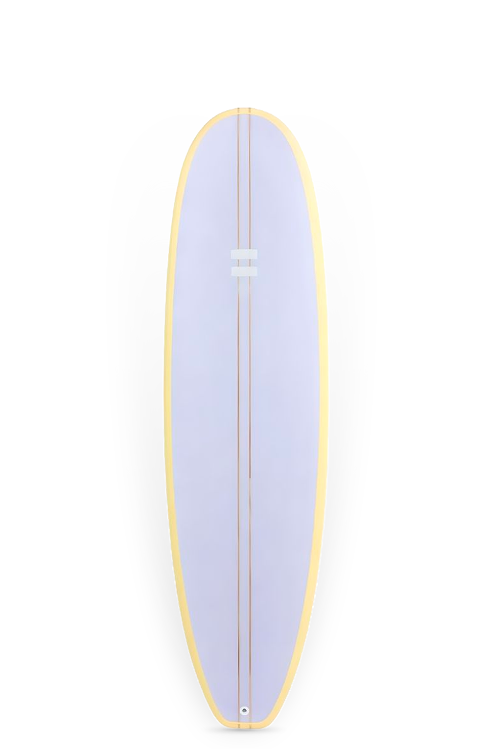 Indio endurance surfboards - Mid length - 7'6" x 21 1/2" x 2 7/8" - 53L Cream Lilac Olatu SL