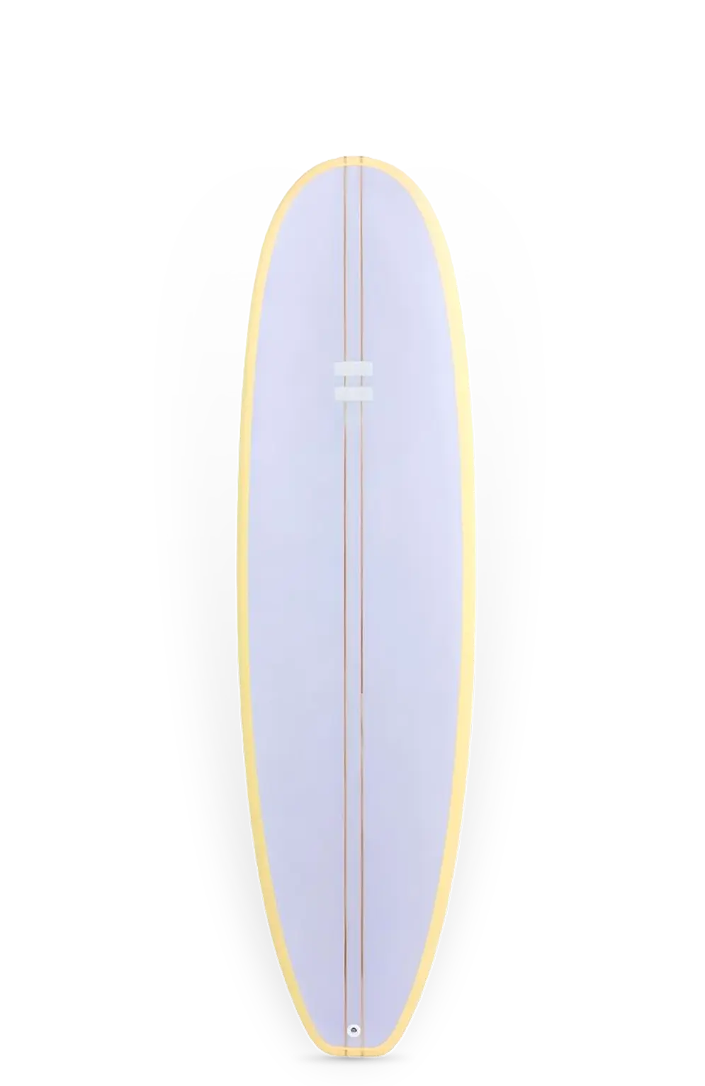 Indio surfboards - Mid length - 7'6" x 21 1/2" x 2 7/8" - 53L Cream Lilac Olatu SL