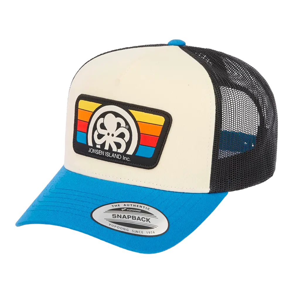 Jonsen island - Casquettes - Trucker burned baja california multicolore Jonsen island