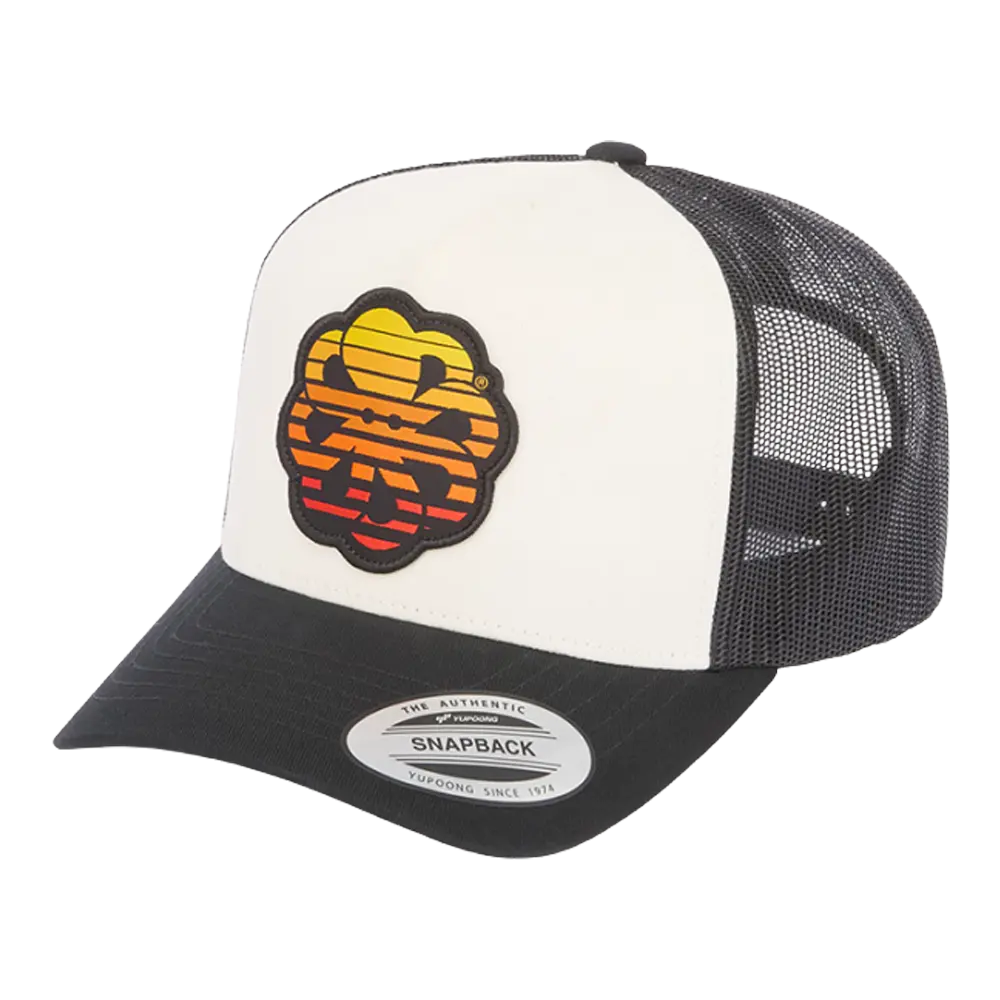 Jonsen island - Casquettes - Trucker flower 3 flower sun noir Jonsen island
