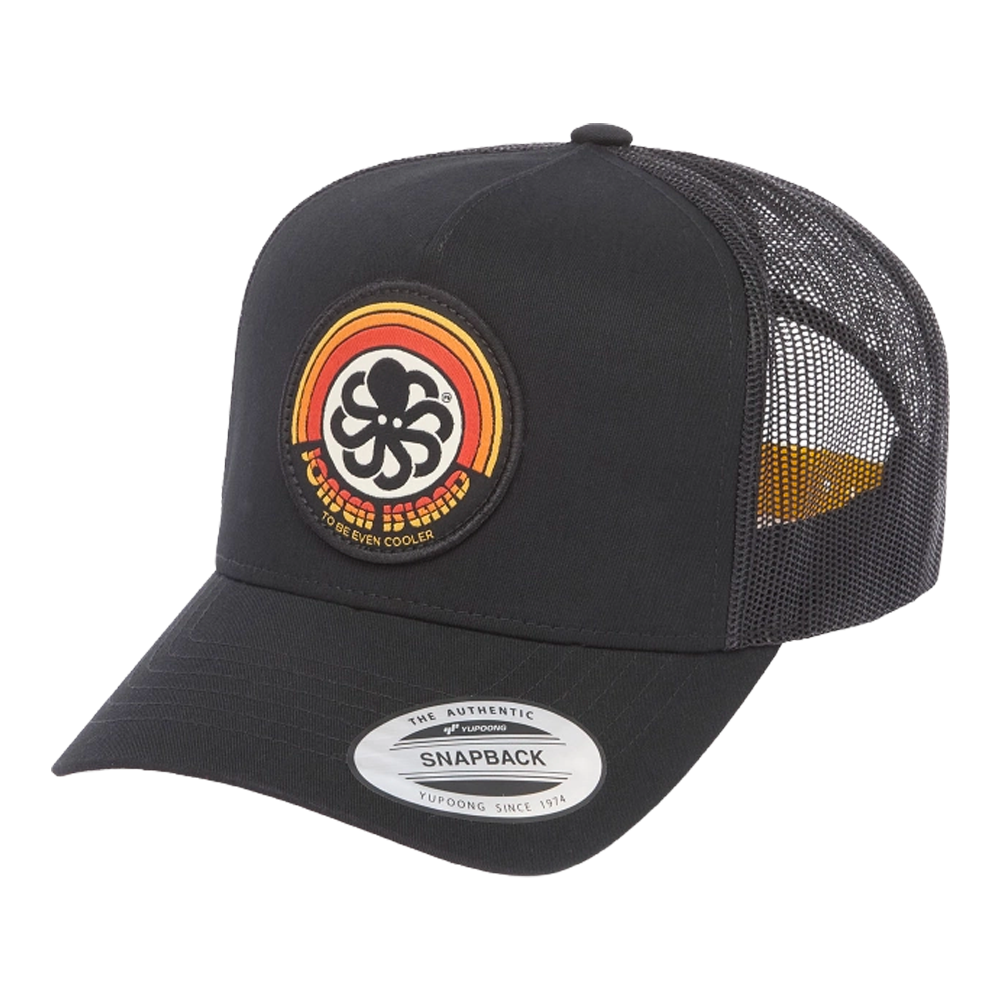 Jonsen island - Casquettes - Trucker rainbow 2 black noir Jonsen island