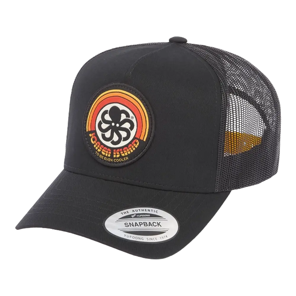 Jonsen island - Casquettes - Trucker rainbow 2 black noir Jonsen island