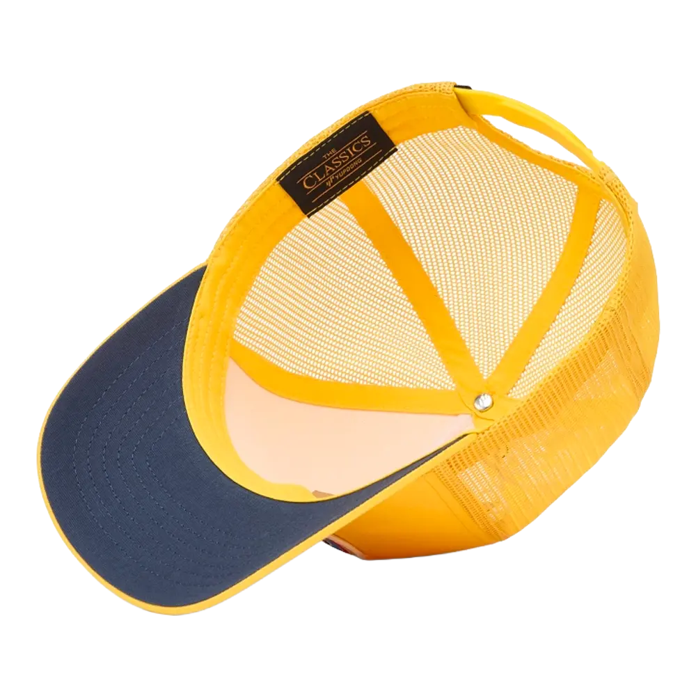 Jonsen island - Casquettes - Trucker rainbow 2 full yellow jaune Jonsen island