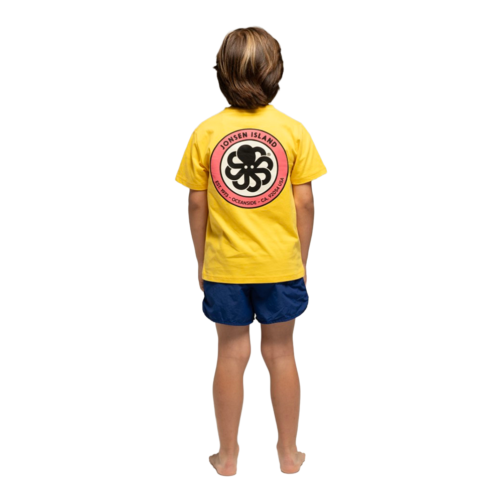 Jonsen island - T-shirts - Classic Kid Authentic jaune Jonsen island
