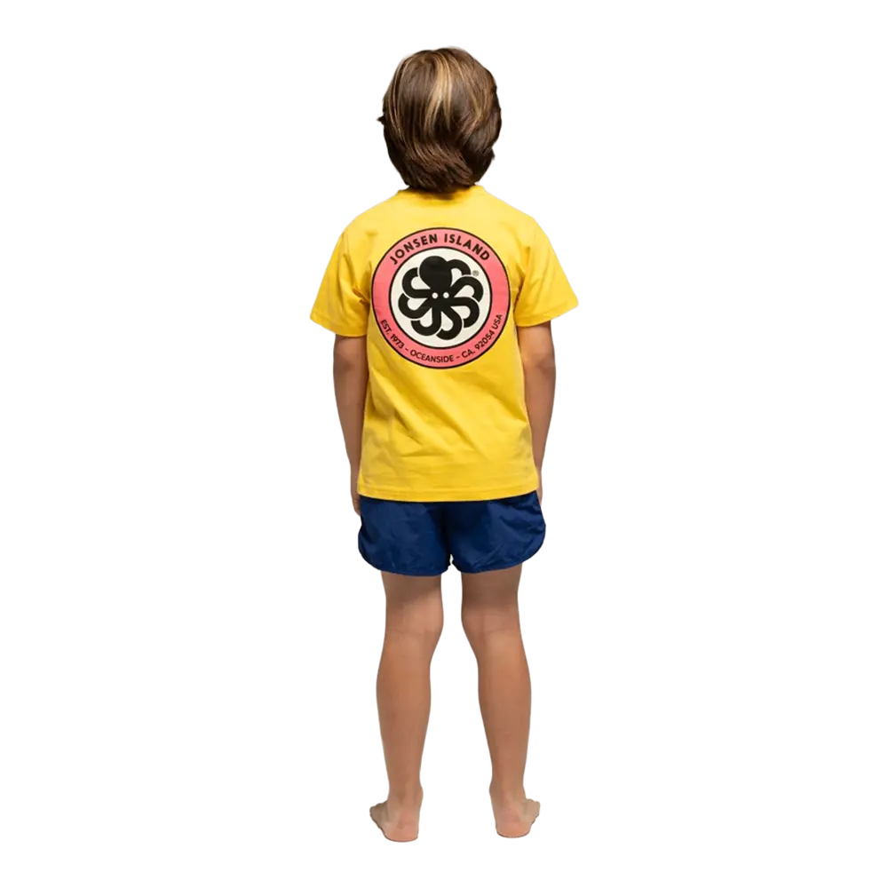Jonsen island - T-shirts - Classic Kid Authentic jaune Jonsen Island