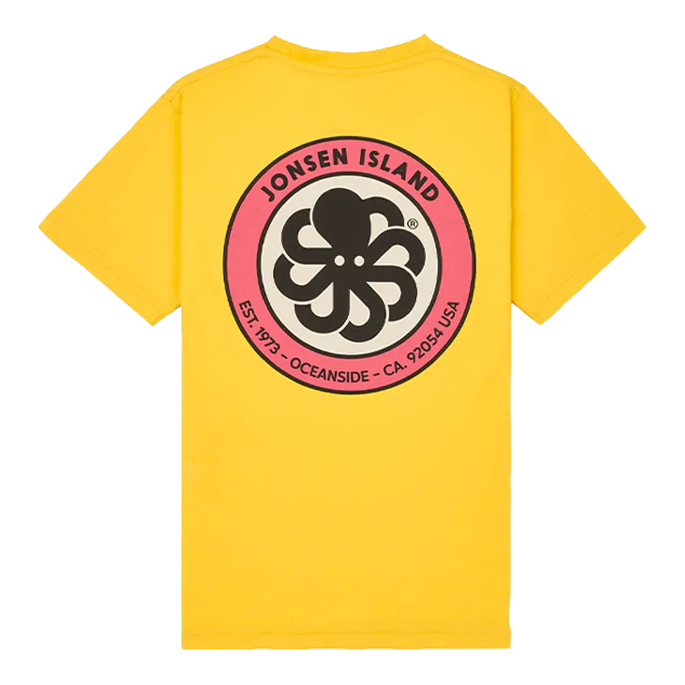 Jonsen island - T-shirts - Classic Kid Authentic jaune Jonsen Island