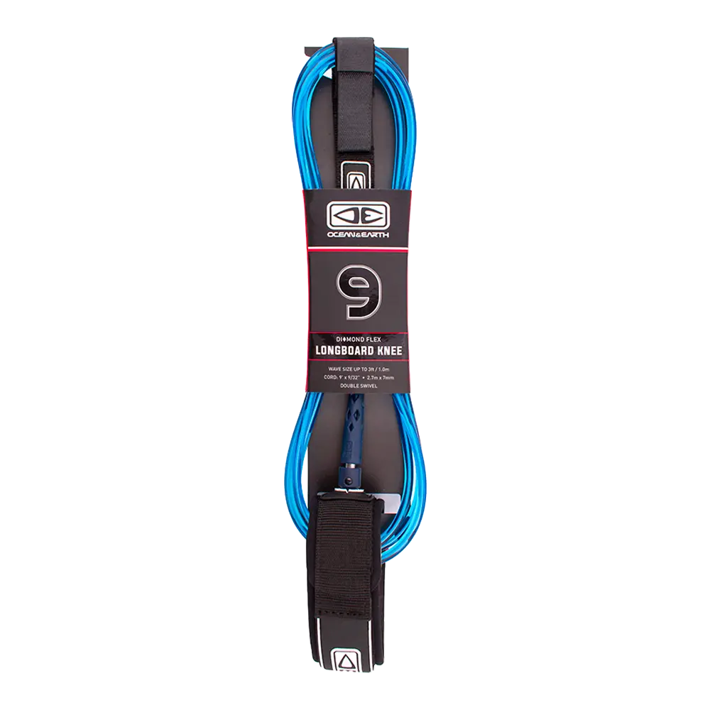 Ocean and earth - Leash - Knee 9' bleu Surfshop - Shapers Club House
