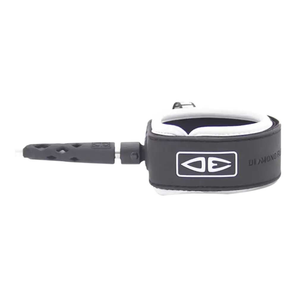 Ocean and earth - Leash - 6' Regular blanc Surfshop - Shapers Club House