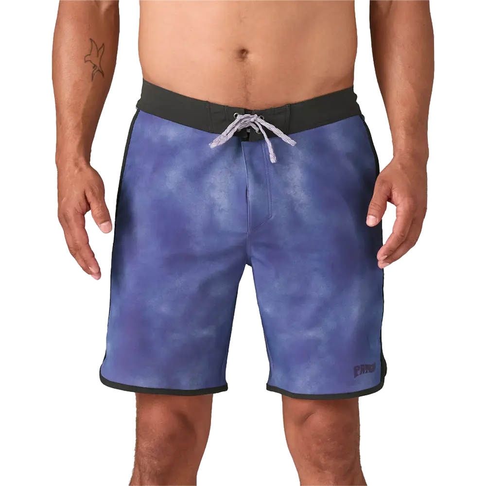 Patagonia - Boardshorts - Hydropeak Side Shore Boardshorts - 18 in. - Sea Spray: Concrete Purple Patagonia Purpose Trust