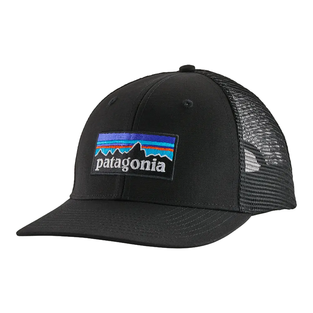 Patagonia - Casquettes - P-6 Logo Trucker Hat - Black Patagonia Purpose Trust
