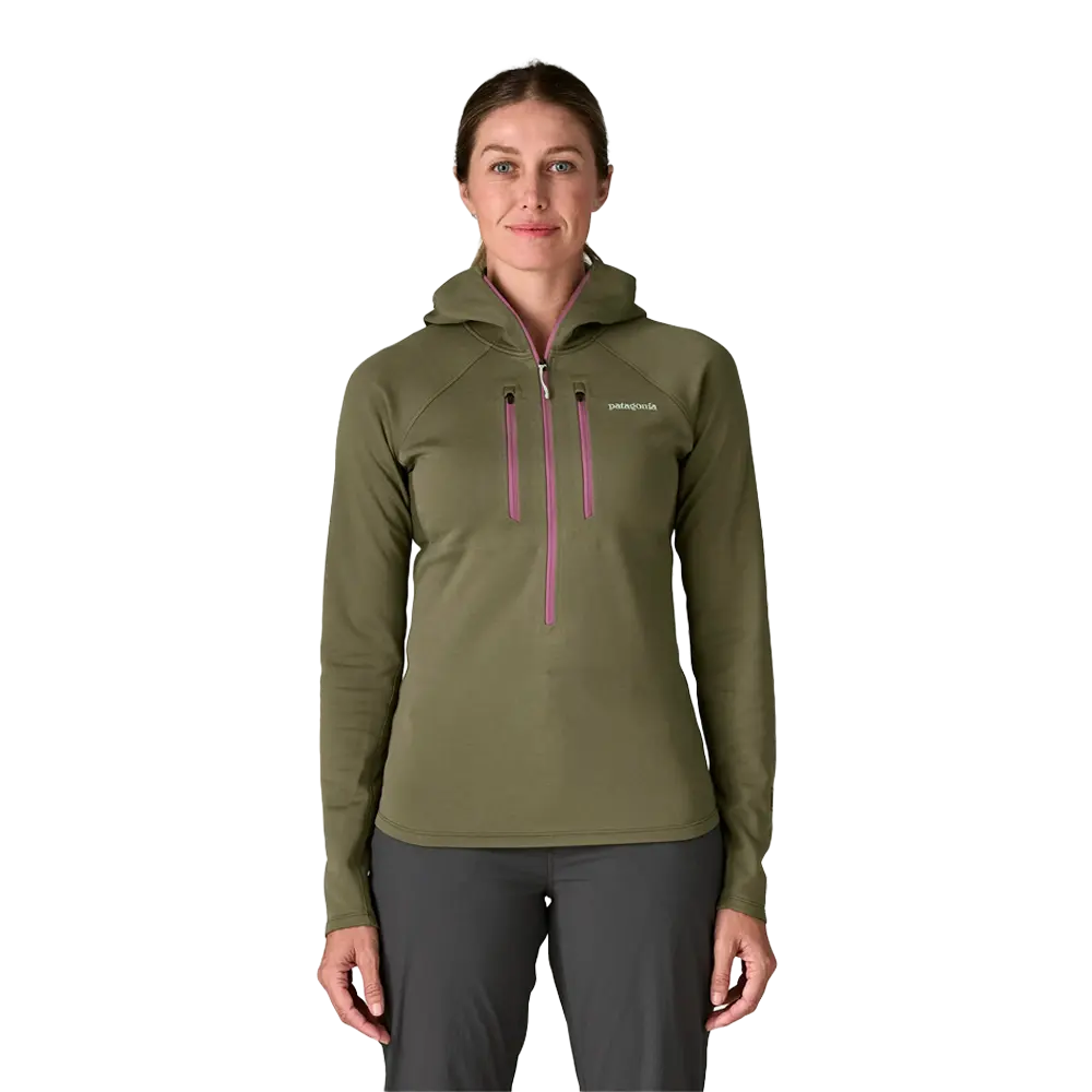 Patagonia - Pulls & mailles - R1 Ultralight Hoody - Faded Magenta Patagonia Purpose Trust