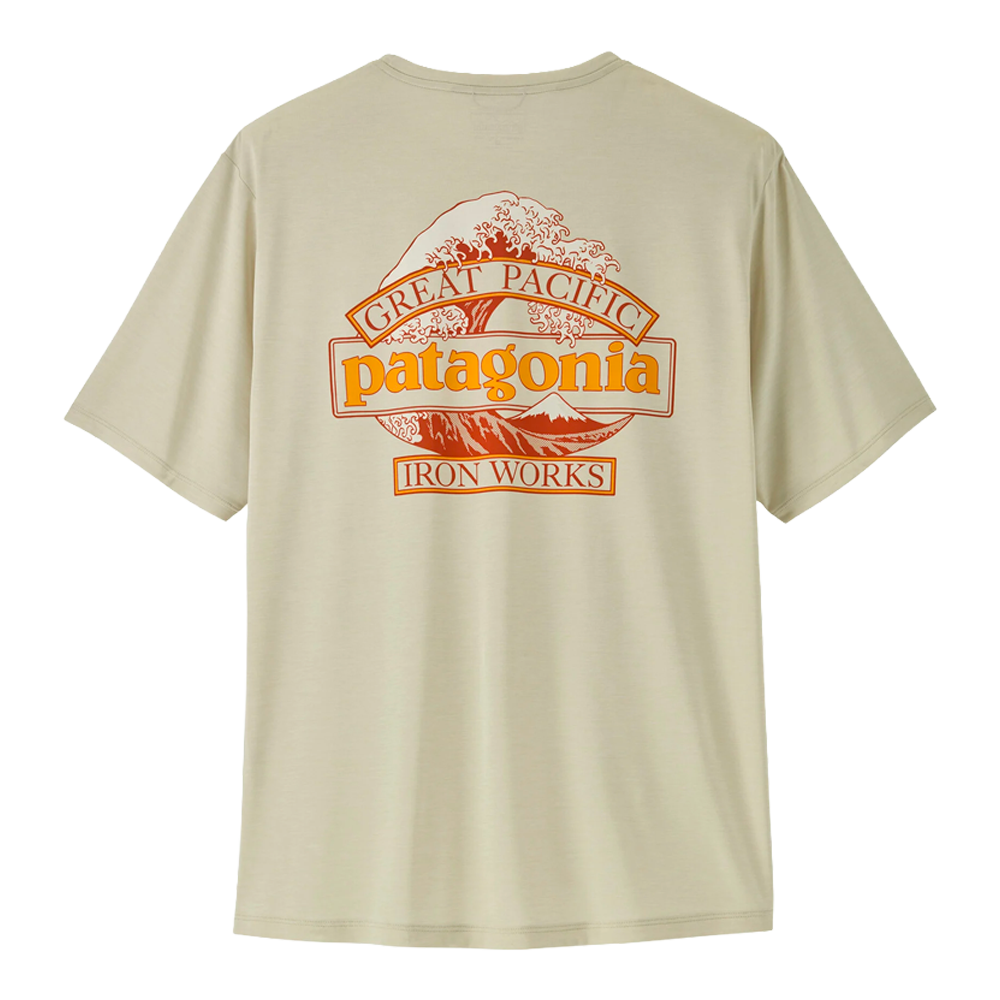 Patagonia - T-shirts - Cap Cool Daily Shirt - Great Waves - Dyno White Patagonia Purpose Trust