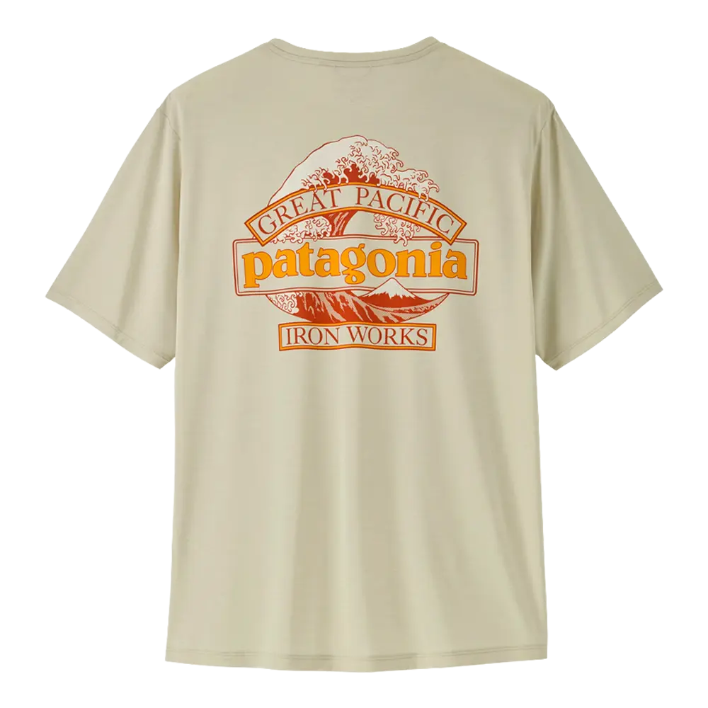 Patagonia - T-shirts - Cap Cool Daily Shirt - Great Waves - Dyno White Patagonia Purpose Trust