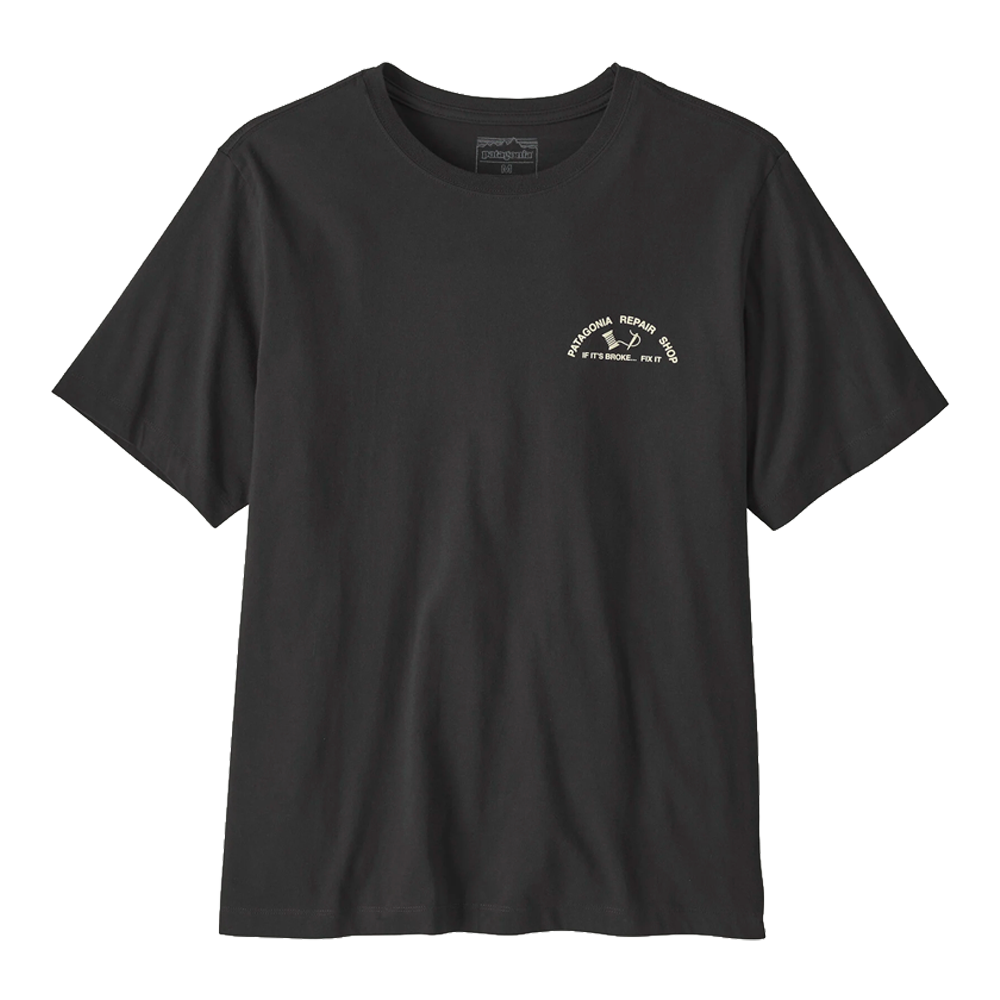 Patagonia - T-shirts - Repair Shop T-Shirt - Ink Black Patagonia Purpose Trust